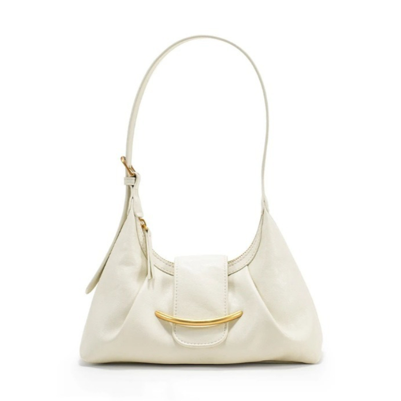 Luxury Bags Everyday - エレガントなミニマリストデザインの女性用ショルダーバッグ、柔らかな本革フルグレインレザー、調節可能なストラップ、高級ハンドバッグ