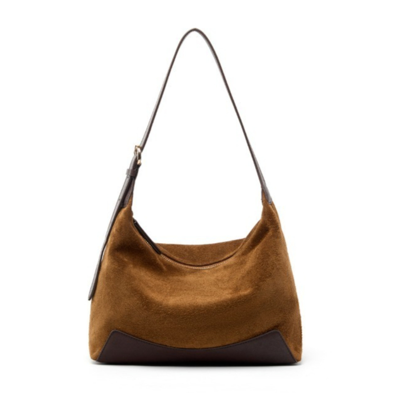 Luxury Bags Everyday - ミニマリストな日常使いの女性用ショルダーバッグ、柔らかな本革製の高級ハンドバッグ、カジュアルなデザイナーホーボーバッグ、調節可能なストラップ付き、持ち運び可能