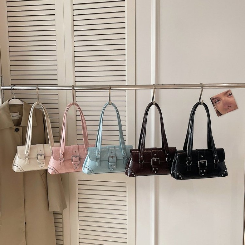 Luxury Bags Paris - オリジナルレトロおむつバッグ高級無地クロスボディファッショナブルなハンドバッグ女性用トレンディパリ通勤用
