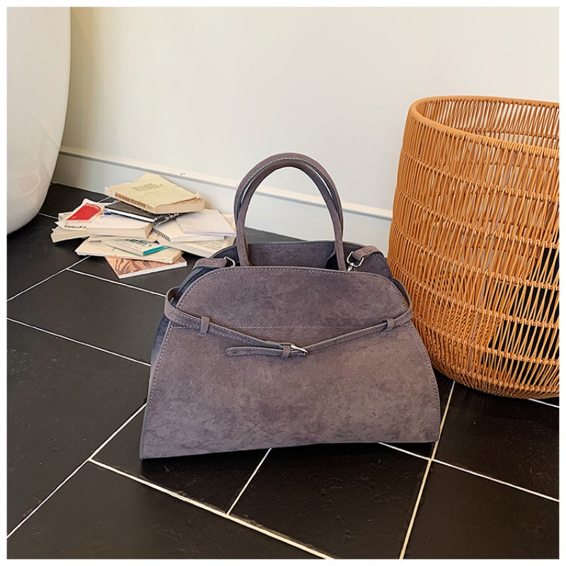 Structured Handbag Top Handle - トップハンドルとベルトディテールが付いた構造化されたドーム型ハンドバッグ、日常使いに最適なマルチウェイキャリーデザイン