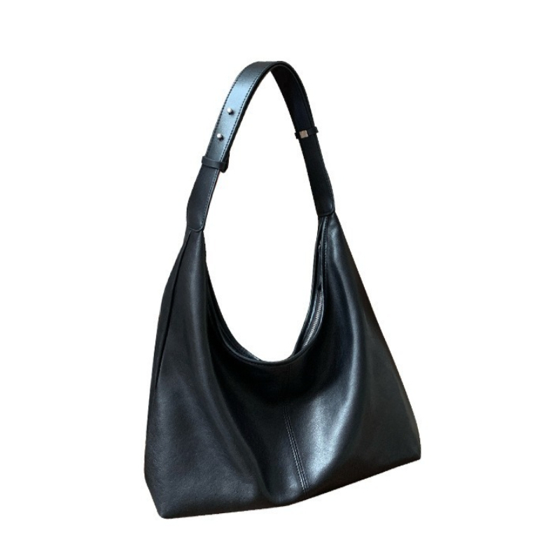 Luxury Bags Everyday - ヴィンテージ風デイリーショルダーバッグ レディース 本革 バターのように柔らかい ゆったりとしたオーバーサイズトートバッグ 高級ハンドバッグ