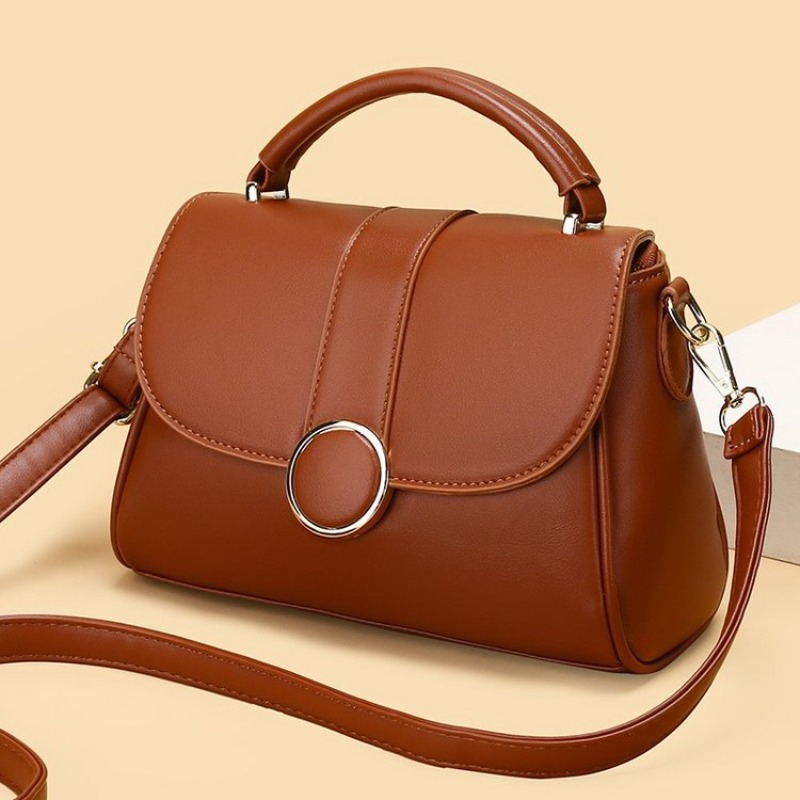 Luxury Bags Paris - ファッショナブルなパリ風おむつバッグ 高級レザー ヴィンテージ通勤用クロスボディハンドバッグ カジュアルシンプルレディーストートバッグ