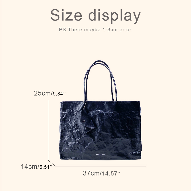 韓国カジュアルクラフト紙トートバッグ女性の高級デザイナーハン - Luxury Bags Collection のレビューと価格