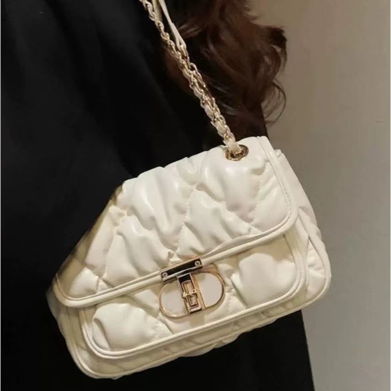 エレガントなプリーツチェーンハンドバッグ レディースファッシ - Quiet Luxury Bags Crossbody のレビューと価格