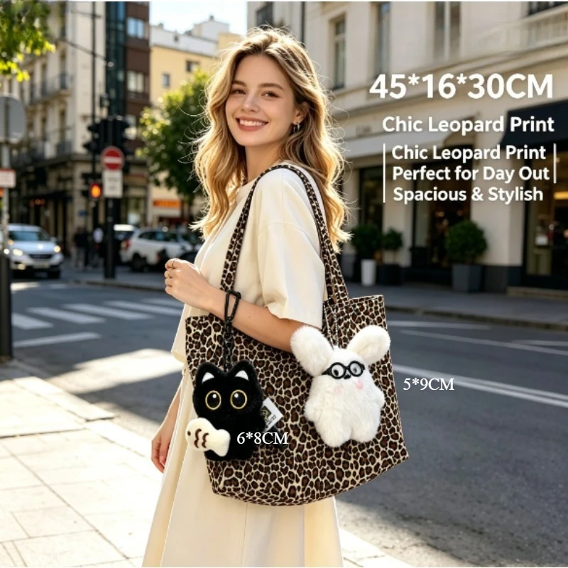 2026 レオパード柄キャンバストートバッグ ゆったりとした - Quiet Luxury Bags Tote のレビューと価格