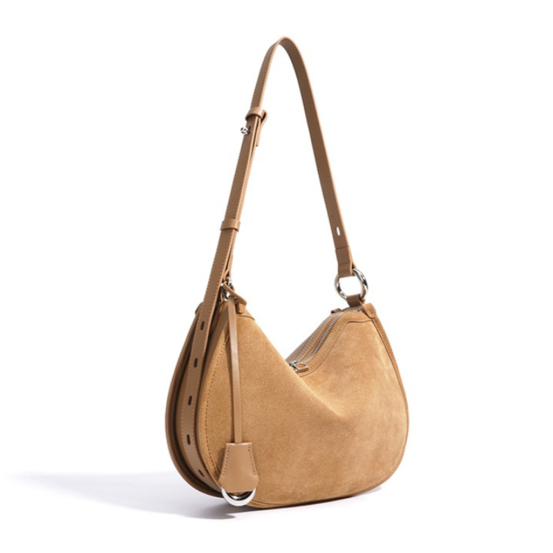 ヴィンテージ風ソフトスエードレザーショルダーバッグ レディー - Luxury Bags Everyday のレビューと価格