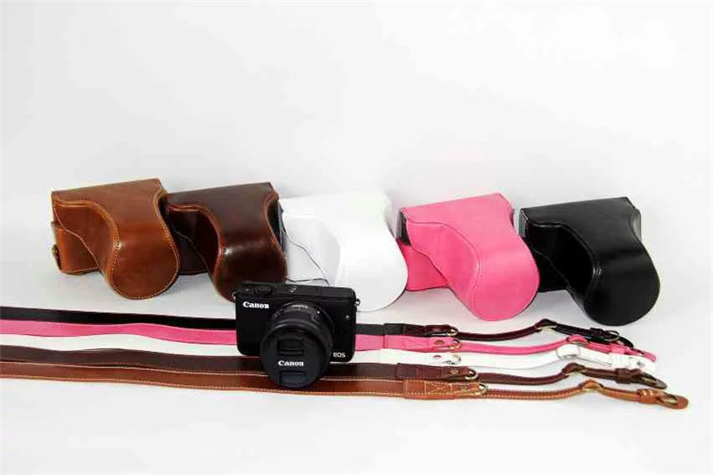 カメラ用の高級PUレザーケース,一体型プロテクター,レンズ保 - Luxury Bags Videos のレビューと価格