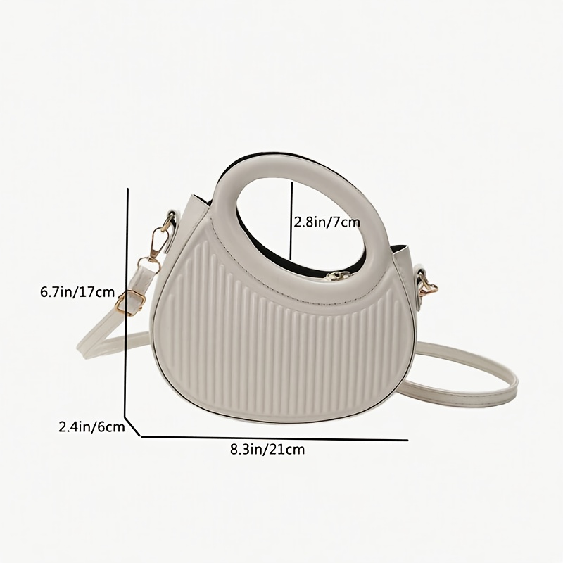 シックなストライプデザインの女性用クロスボディバッグエレガン - Luxury Bags Everyday のレビューと価格