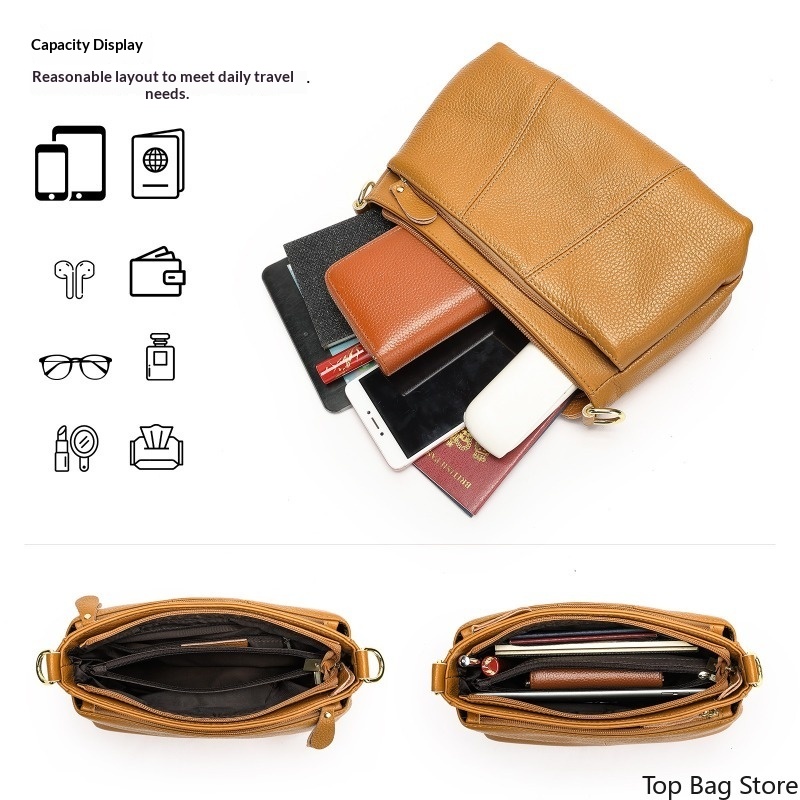 洗練された普段使いのクロスボディバッグ 女性用 本革 ソフト - Luxury Bags Everyday のレビューと価格
