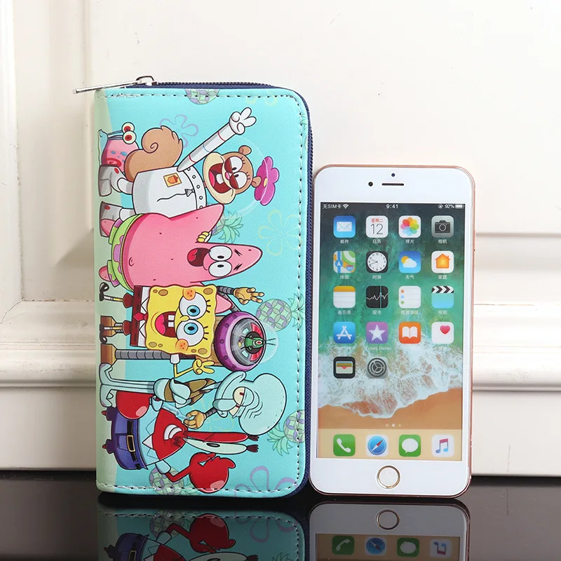 新しいスポンジボブスクエアパンツの女性用長財布、パトリック・ - Accordion Wallet Zip のレビューと価格