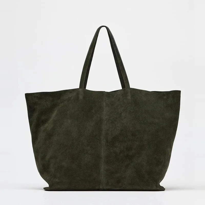 大容量ファッションショルダーハンドバッグ レディース スエー - Luxury Bags Everyday のレビューと価格