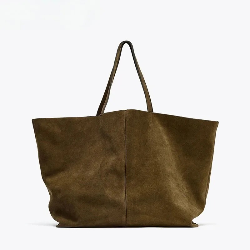 大容量ファッションショルダーハンドバッグ レディース スエー - Luxury Bags Everyday のレビューと価格