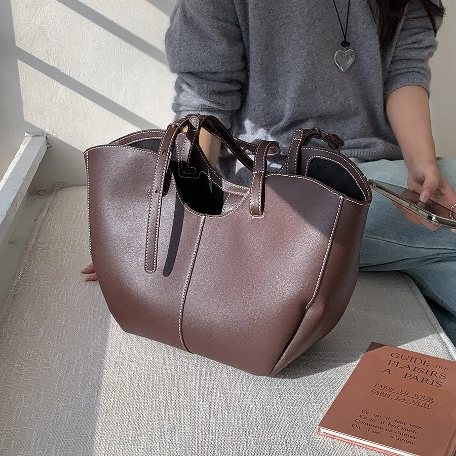 ヴィンテージ女性用ハンドバッグ 大容量ポータブルショッピング - Luxury Bags Collection のレビューと価格