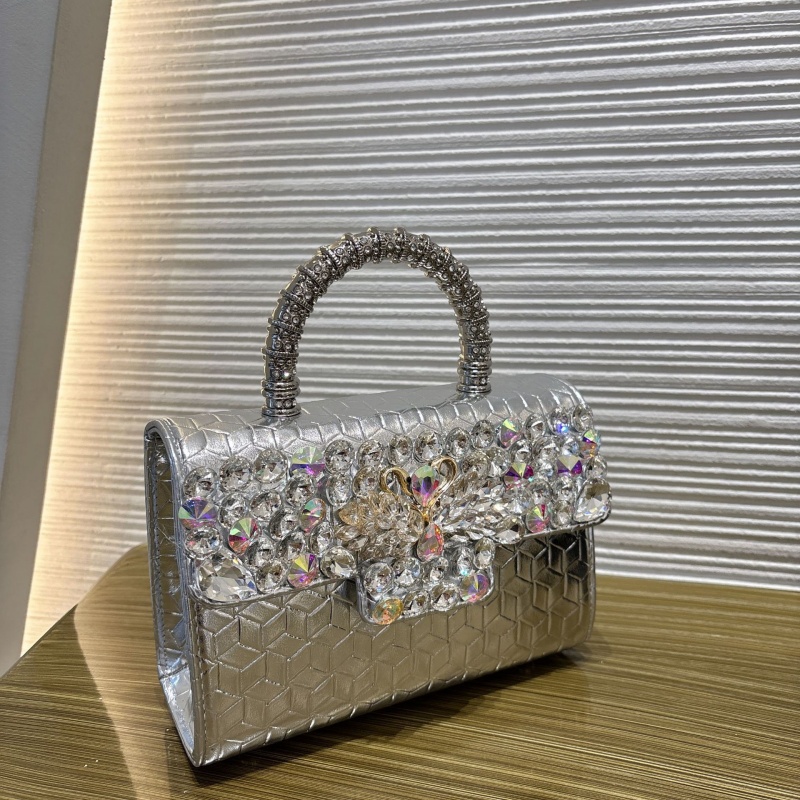 高級グリッタークリスタルラインストーンイブニングバッグヴィン - Luxury Bags Collection のレビューと価格