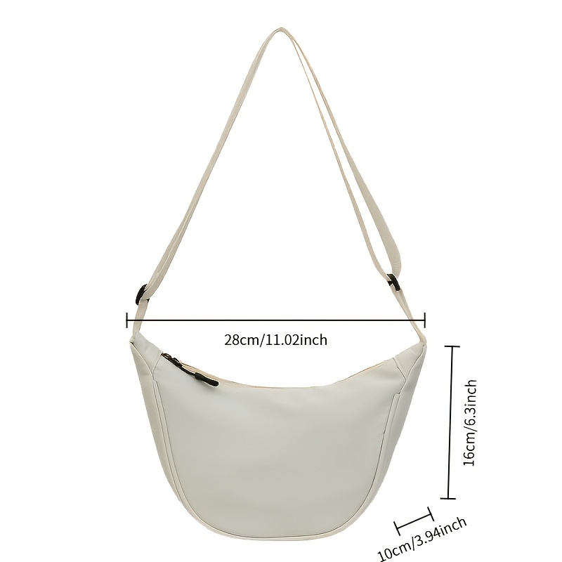 新しい女性用クロスボディバッグ、軽量で大容量の半月型クロスボ - Quiet Luxury Bags Crossbody のレビューと価格